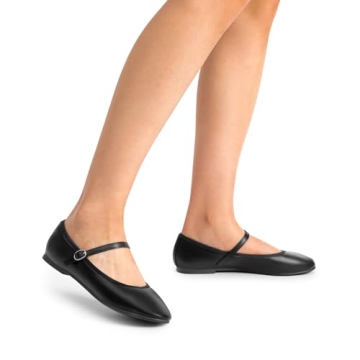 DREAM PAIRS Comfortable Mary Jane Ballet Flats for Women