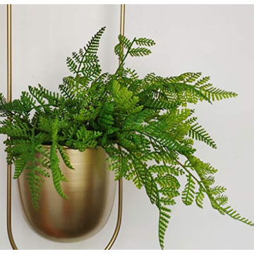Stylish RISEON Gold Metal Plant Hanger for Decor