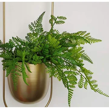 Stylish RISEON Gold Metal Plant Hanger for Decor