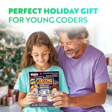 Playz My First Coding & Computer Science Kit - Learn About Binary Codes, Encryption, Algorithms & Pixelation Through Fun Puzzling Activities Without Using a Computer for Boys, Girls, Teenagers, Kids