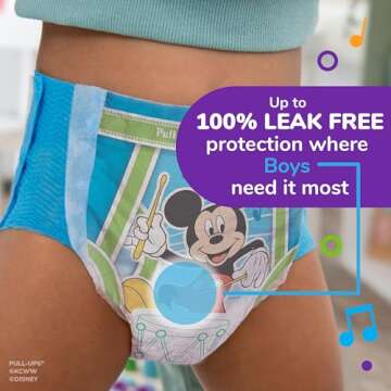 Pull-Ups Boys' Potty Training Pants, Size 3T-4T Training Underwear (32-40 lbs), 66 Count