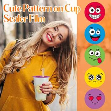 2 Rolls Cup Sealer Film - Perfect for Bubble Tea & More