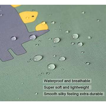 Lefolen Fashion Cosmetics Pink Hand Drawn Female Shoes Lipstick Perfume Apron Home Kitchen Waterproof Cooking Baking Gardening for Women Men