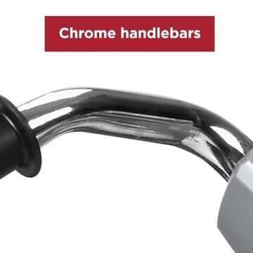 Radio Flyer Deluxe Big Flyer 16 Inch Big Front Wheel Chopper Style Tricycle with Adjustable Seat Recommended for Ages 3 to 7, Red