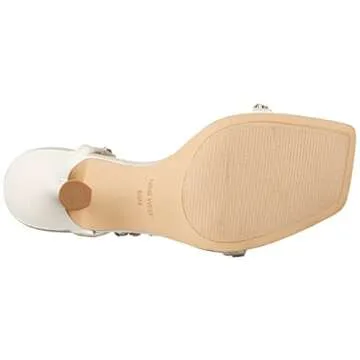 Nine West Women's ARIA Pump, White Satin, 8