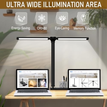 Versatile CHARYJOD Dimmable LED Desk Lamp for Any Space