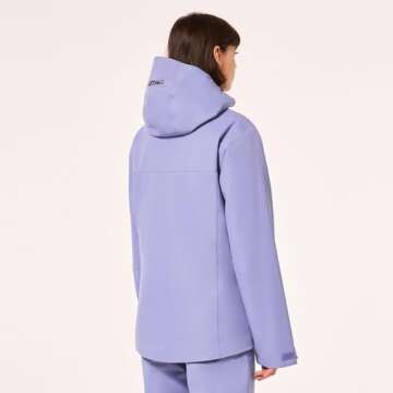 Oakley Women's Holly Anorak Jacket, New Lilac, Large