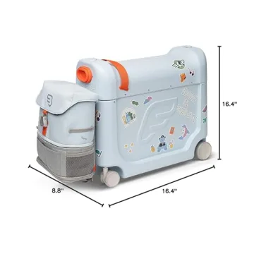 JetKids Travel Bundle: Kid's Ride-On Suitcase & Backpack