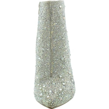Betsey Johnson Rhinestone Embellished Ankle Booties