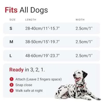 Tractive GPS Pet Tracker - LED Collar for Safety & Tracking