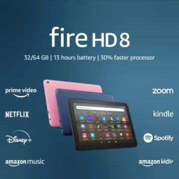 Shop Amazon Fire HD 8 Tablet for All-Day Entertainment