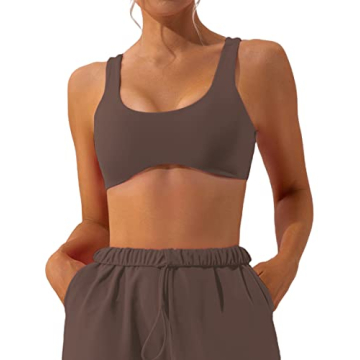 MISSACTIVER Wireless Yoga Tank Top with Removable Pads