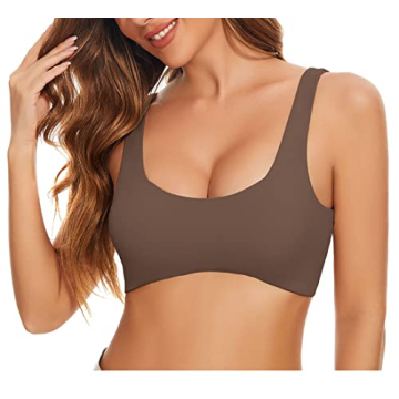 MISSACTIVER Wireless Yoga Tank Top with Removable Pads