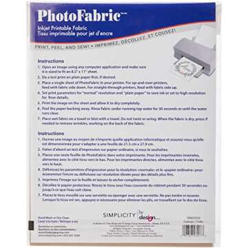 Lansing Photo Fabric Computer Crafting at Home Crafters Canvas