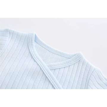 ZAV Solid Unisex Infant Outfit Pants Gifts 8 Piece Layette Set for Baby