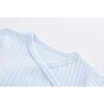 ZAV Solid Unisex Infant Outfit Pants Gifts 8 Piece Layette Set for Baby