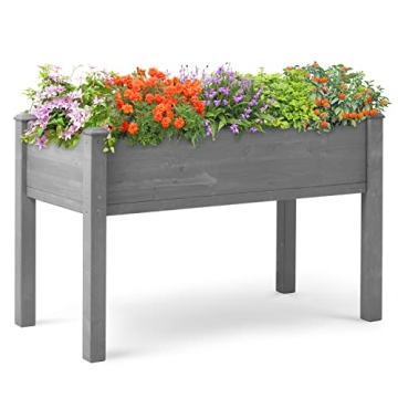 Durable Raised Garden Bed with Legs for Gardening