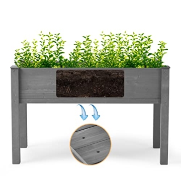 Durable Raised Garden Bed with Legs for Gardening