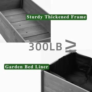 Durable Raised Garden Bed with Legs for Gardening