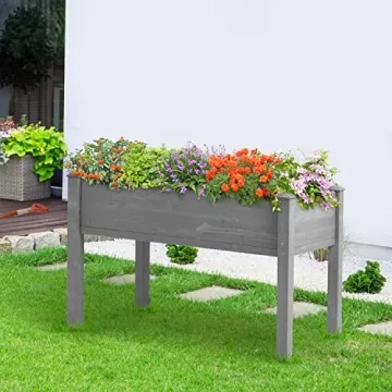 Durable Raised Garden Bed with Legs for Gardening
