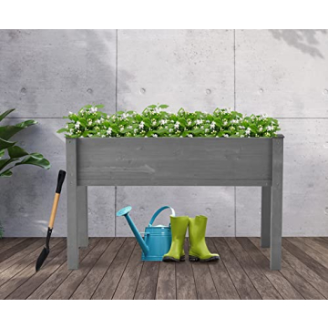 Durable Raised Garden Bed with Legs for Gardening