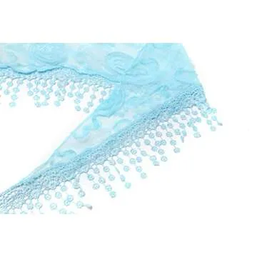 Cindy and Wendy Stylish Lightweight Lace Fringe Scarf