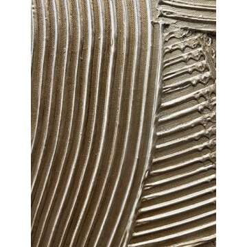 NANKAI Modern Abstract Painting 40x28 Inch Gold Textured Wall Art Deco Painting Frame Art Oil Painting