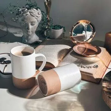 Mora Ceramics 12oz Coffee Mug Set of 4 - Rustic Matte Mugs