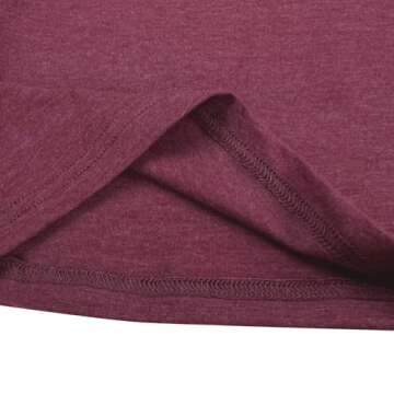 LOOKFACE Women Racerback Graphic Tank Tops Cute Cami Shirt Wine Red Medium