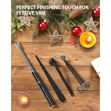 RONXS Electric Candle Lighter with LED Display