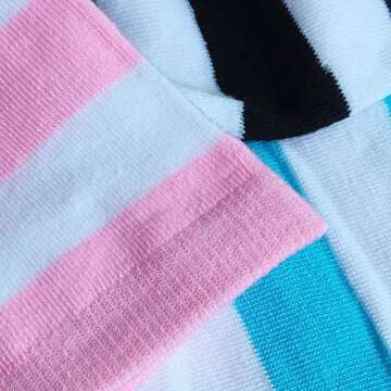 Chalier Striped Over Knee Socks for Stylish Comfort