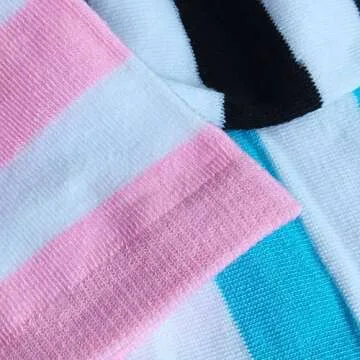 Chalier Striped Over Knee Socks for Stylish Comfort