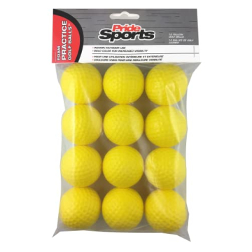 PrideSports Foam Golf Balls - Safe Indoor & Outdoor Practice