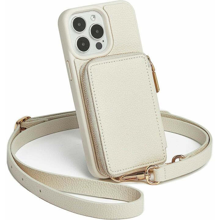 ZVE iPhone 14 Pro Wallet Case with RFID Block