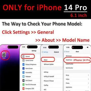 ZVE iPhone 14 Pro Wallet Case with RFID Block