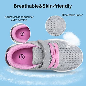 Comfortable and Stylish COODO Toddler Sneakers for Kids