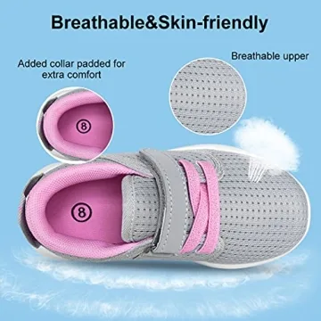 Comfortable and Stylish COODO Toddler Sneakers for Kids