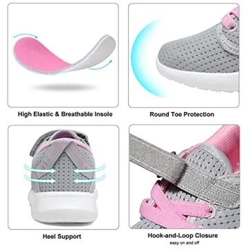 Comfortable and Stylish COODO Toddler Sneakers for Kids