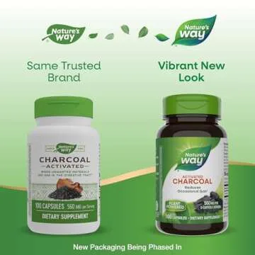 Nature's Way Activated Charcoal for Digestive Relief