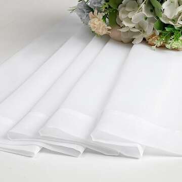 Simplebrand Sheer White Curtains 96 Inches Long, Light Filtering Rod Pocket Solid Color Window Sheer Curtain Panels, Elegant Curtains & Drapes for Living Room, Bedroom 2 Panels (White, 42" W x 96" L)