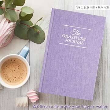 PUKYO The Gratitude Journal, manifestation journal, Daily Journal with Prompts for Affirmation, Happiness, Mindfulness, Positivity, Wellness, Undated Journal for Women & Men(8.5 * 5.5 inches)