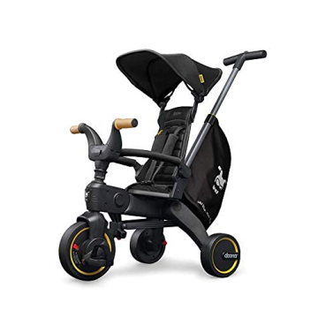 Doona Liki Trike S5 Nitro Black 5-in-1 Foldable Tricycle