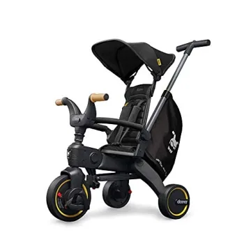 Doona Liki Trike S5 Nitro Black 5-in-1 Foldable Tricycle