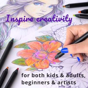 nutty toys Jumbo Rainbow Pencils - 8 Pre-sharpened Multicolored Pencils, Top Boy & Girl Colored Crayon Gift Idea 2025, Best Goodie Bag Party Favors, Cool Art Supplies for Kids & Adults