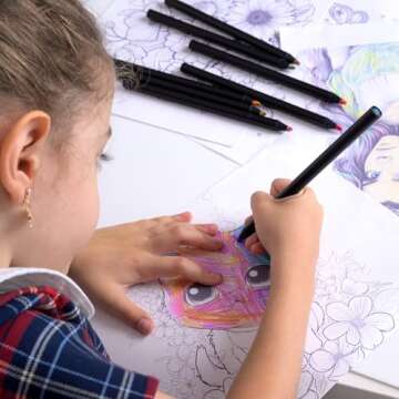 nutty toys Jumbo Rainbow Pencils - 8 Pre-sharpened Multicolored Pencils, Top Boy & Girl Colored Crayon Gift Idea 2025, Best Goodie Bag Party Favors, Cool Art Supplies for Kids & Adults