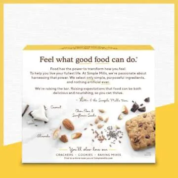 Simple Mills Almond Flour Snack Bars, Dark Chocolate Almond - Gluten Free, Made with Organic Coconut Oil, Breakfast Bars, Healthy Snacks, Paleo Friendly, 6 Ounce (Pack of 3)