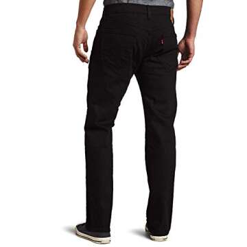 Levi's Men's 559 Relaxed Straight Jeans (Also Available in Big & Tall), Black, 36W x 36L