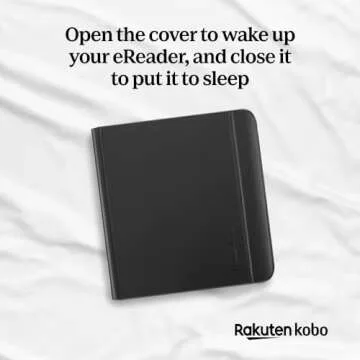 Kobo Libra Colour Notebook SleepCover Case | Sleep/Wake Technology | Built-in 2-Way Stand | Vegan Leather | Compatible with 7" Libra Colour eReader (Sand Beige)