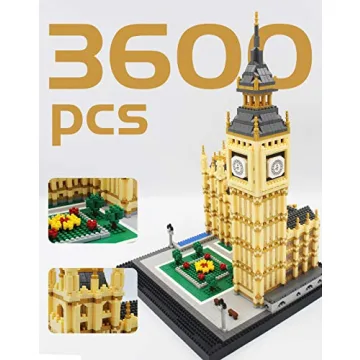 dOvOb Real Big Ben Micro Building Blocks Set - 3600 PCS