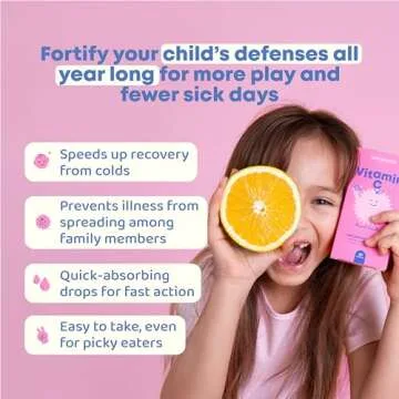 JoySpring Vitamin C Drops for Kids | Immune Support